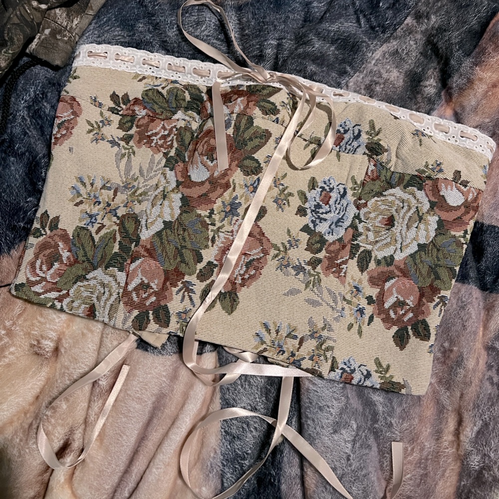 DeltaT Juliette Floral Tie Corset